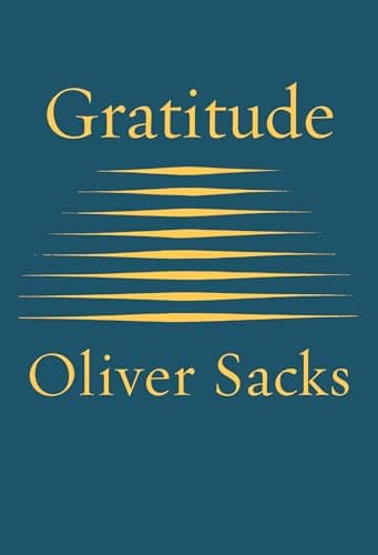 Book cover for Gratitude by Oliver Sacks