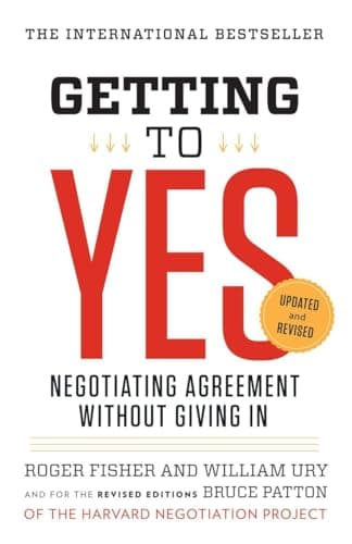 Book cover for Getting to Yes by Roger Fisher