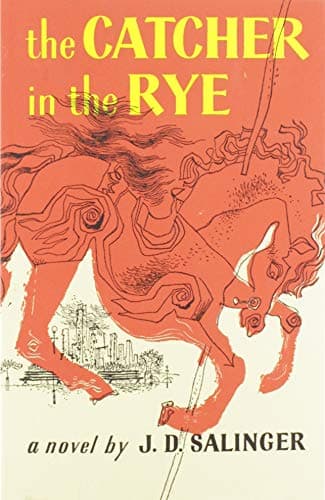 Book cover for The Catcher in the Rye by J.D. Salinger