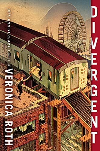 Book cover for Divergent by Veronica Roth